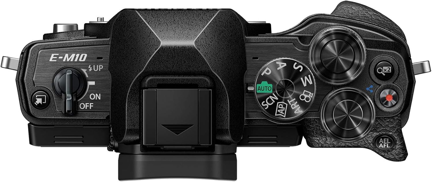 OM SYSTEM Olympus E-M10 Mark IV Silver Micro Four Thirds System Camera M.Zuiko Digital ED 14-42mm F3.5-5.6 EZ kit 20MP Sensor 5-Axis Image Stabilization 4K Video Wi-Fi | 20.3MP Micro Four Thirds Sensor, 5-Axis In-Body Is, 4k/30p Video, M.zuiko 14-42mm Ez Kit Lens, WI-FI and Bluetooth - Image 4