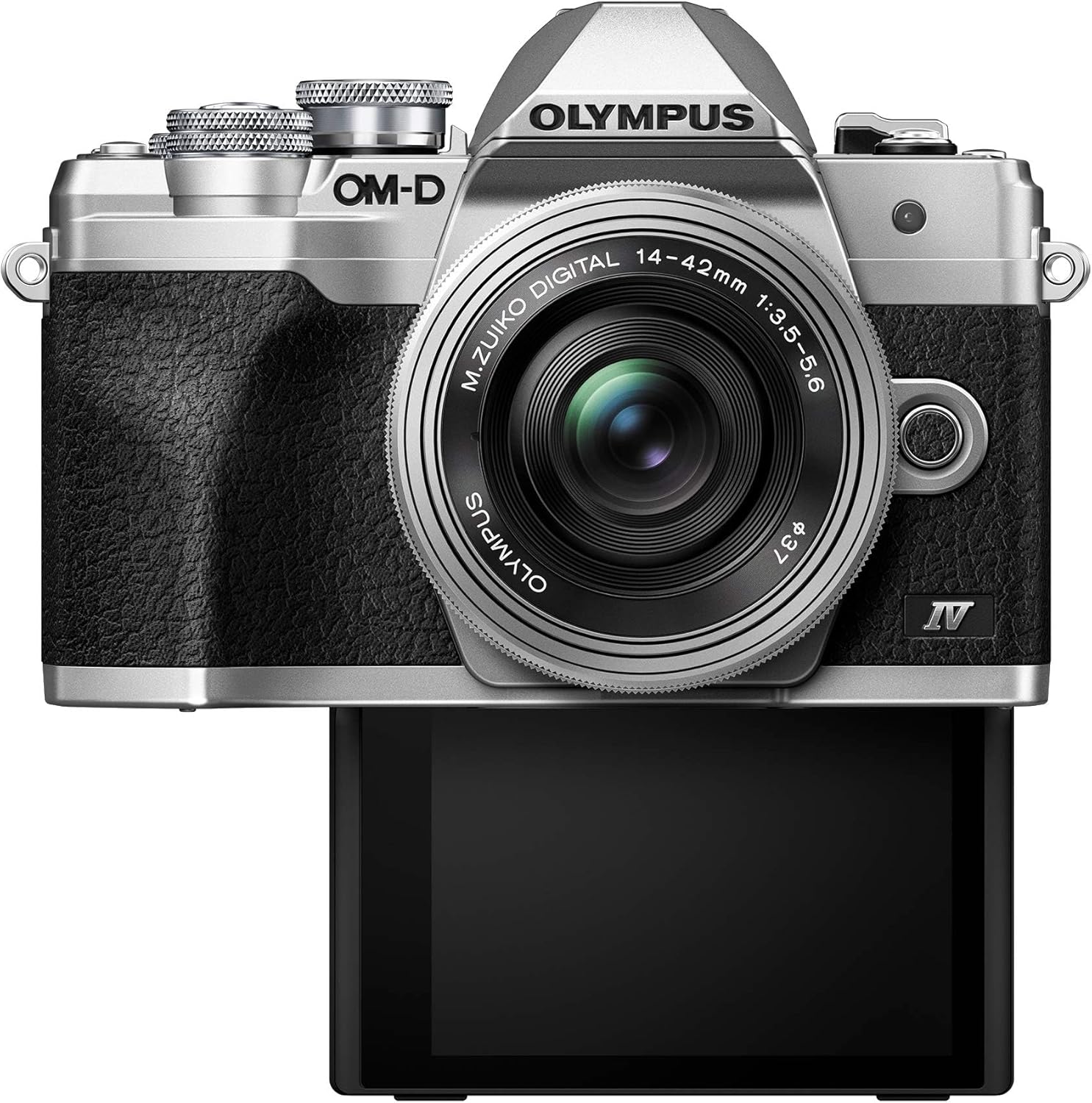 OM SYSTEM Olympus E-M10 Mark IV Black Micro Four Thirds System Camera M.Zuiko Digital ED 14-42mm F3.5-5.6 EZ kit 20MP Sensor 5-Axis Image Stabilization 4K Video Wi-Fi | 20.3MP Micro Four Thirds Sensor, 5-Axis Ibis, 4K UHD Video, M.zuiko 14-42mm Ez Kit Lens, WI-FI - Image 5