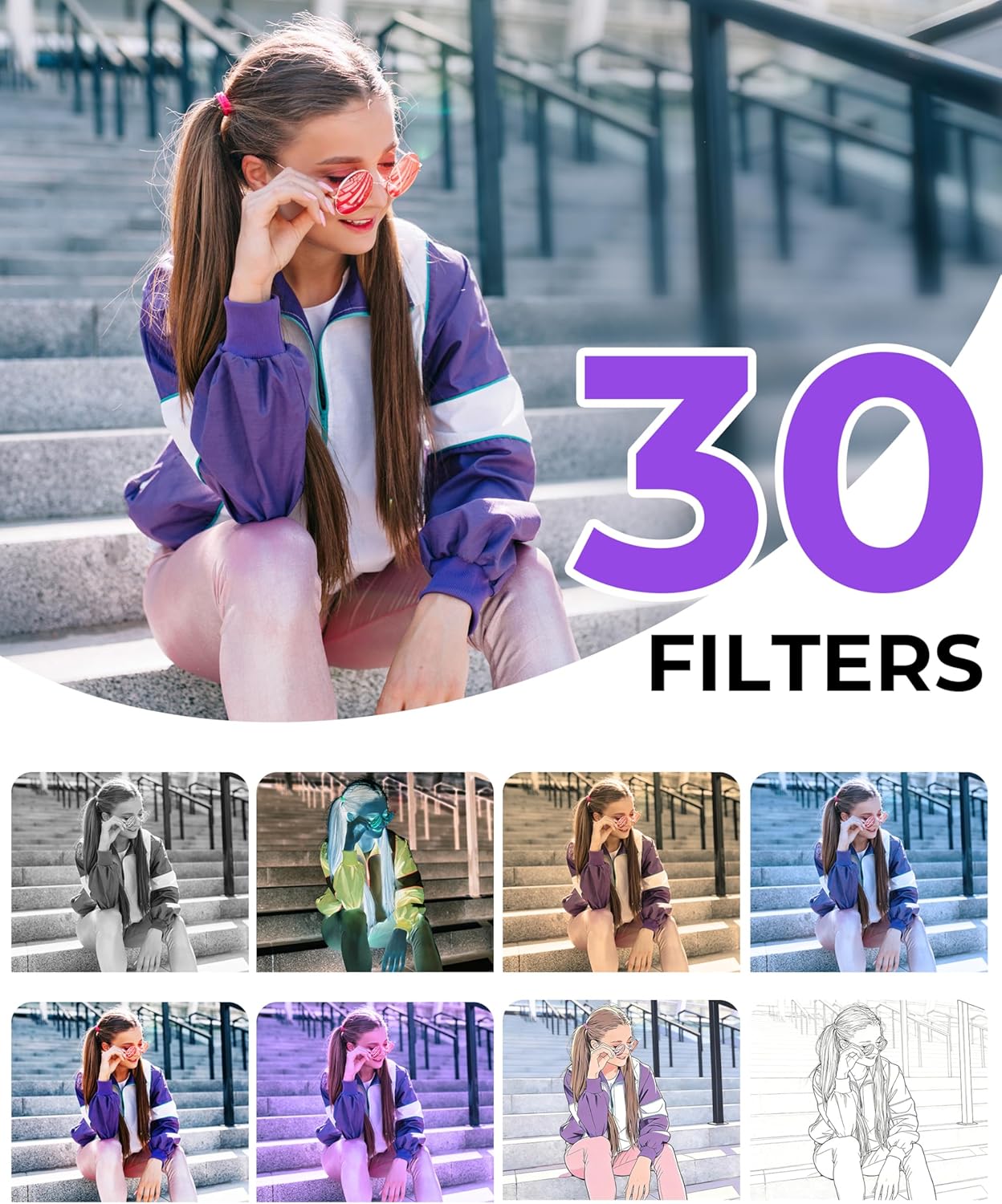 5K Digital Cameras for Photography - 80MP WiFi Vlogging Camera for YouTube with 3" 270° Flip Screen - UHD Fast Autofocus Video Camara for Beginner Travel Camaras with 18X Zoom, Memory Card, Lens Hood - Image 4