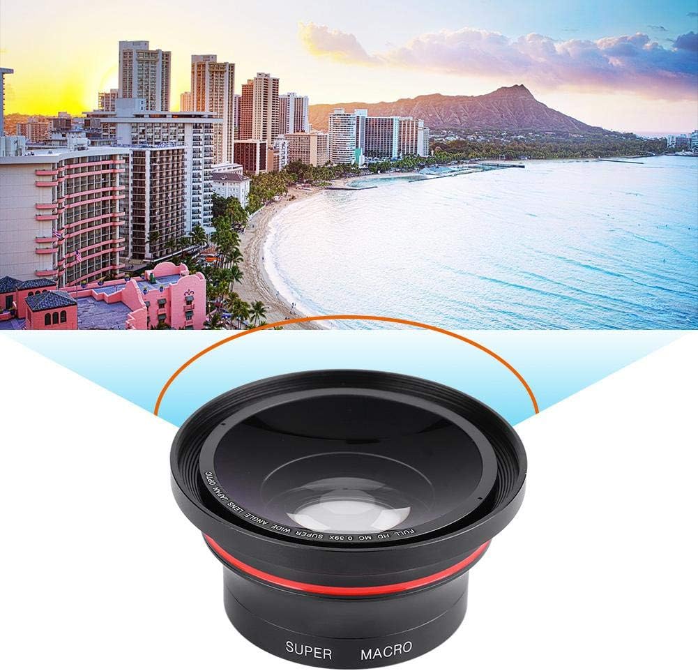 37mm 0.39X Professional HD Wide Angle Lens with Macro Lens and 37mm Phone Clip for Camcorder DSLR Camera - Image 3