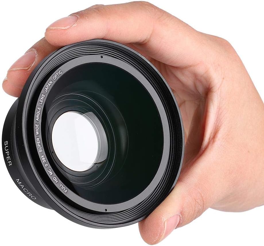 37mm 0.39X Professional HD Wide Angle Lens with Macro Lens and 37mm Phone Clip for Camcorder DSLR Camera - Image 6
